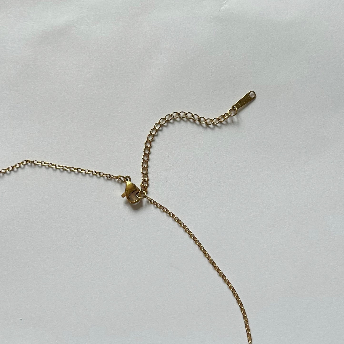 Flower leaf necklace
