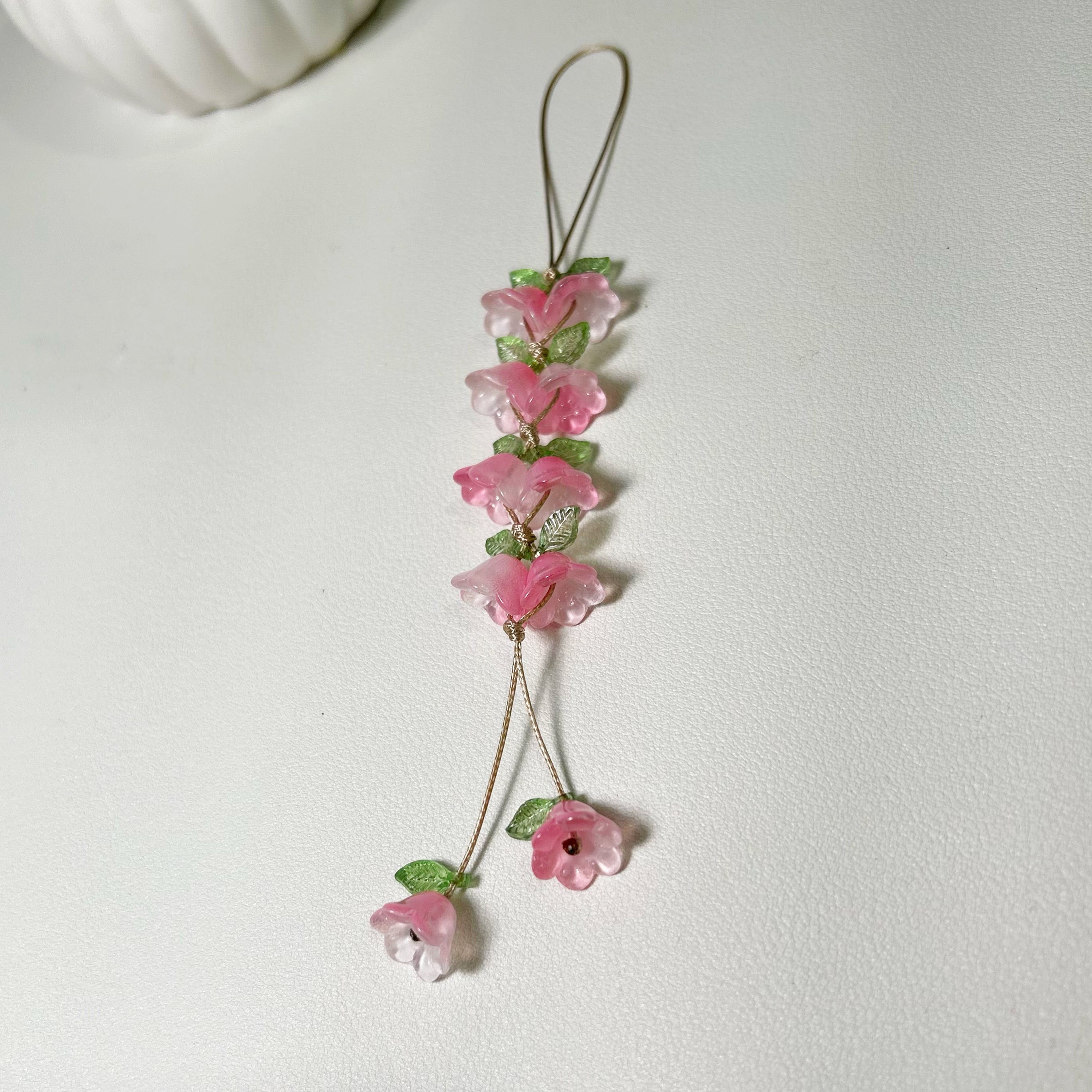 Pink Rose Charm