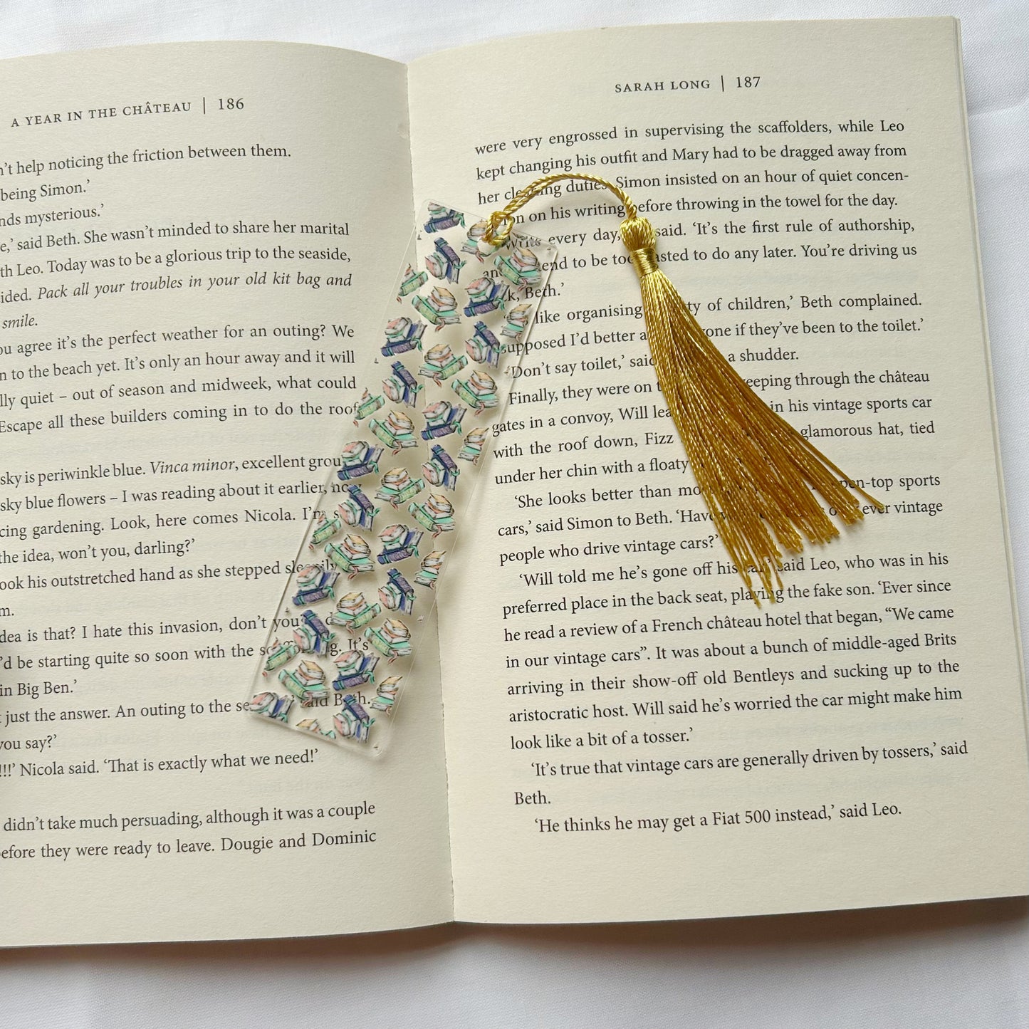 Acrylic book marks