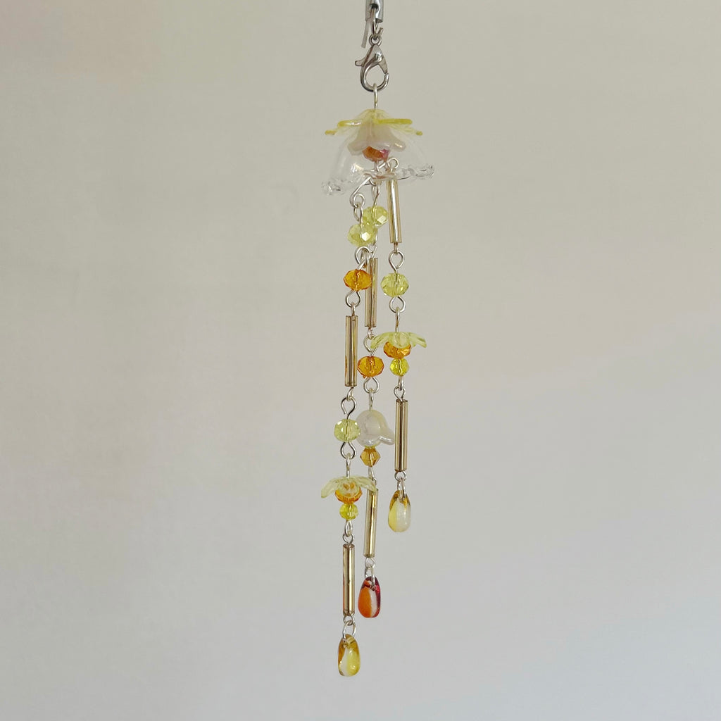 Golden Bellflower Charm