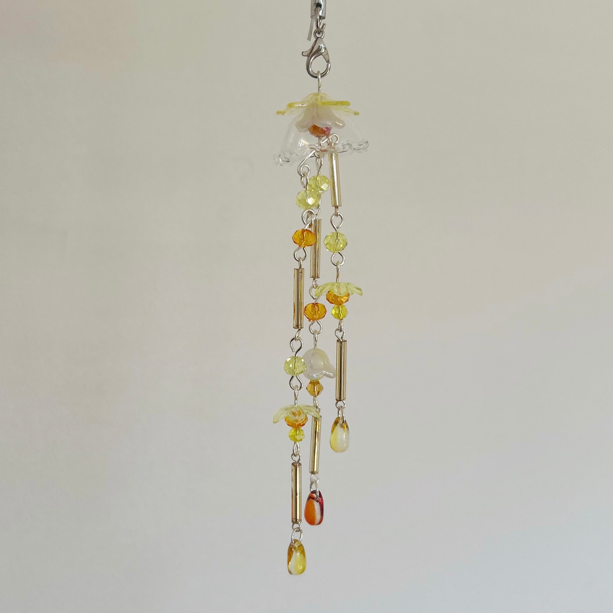 Golden Bellflower Charm