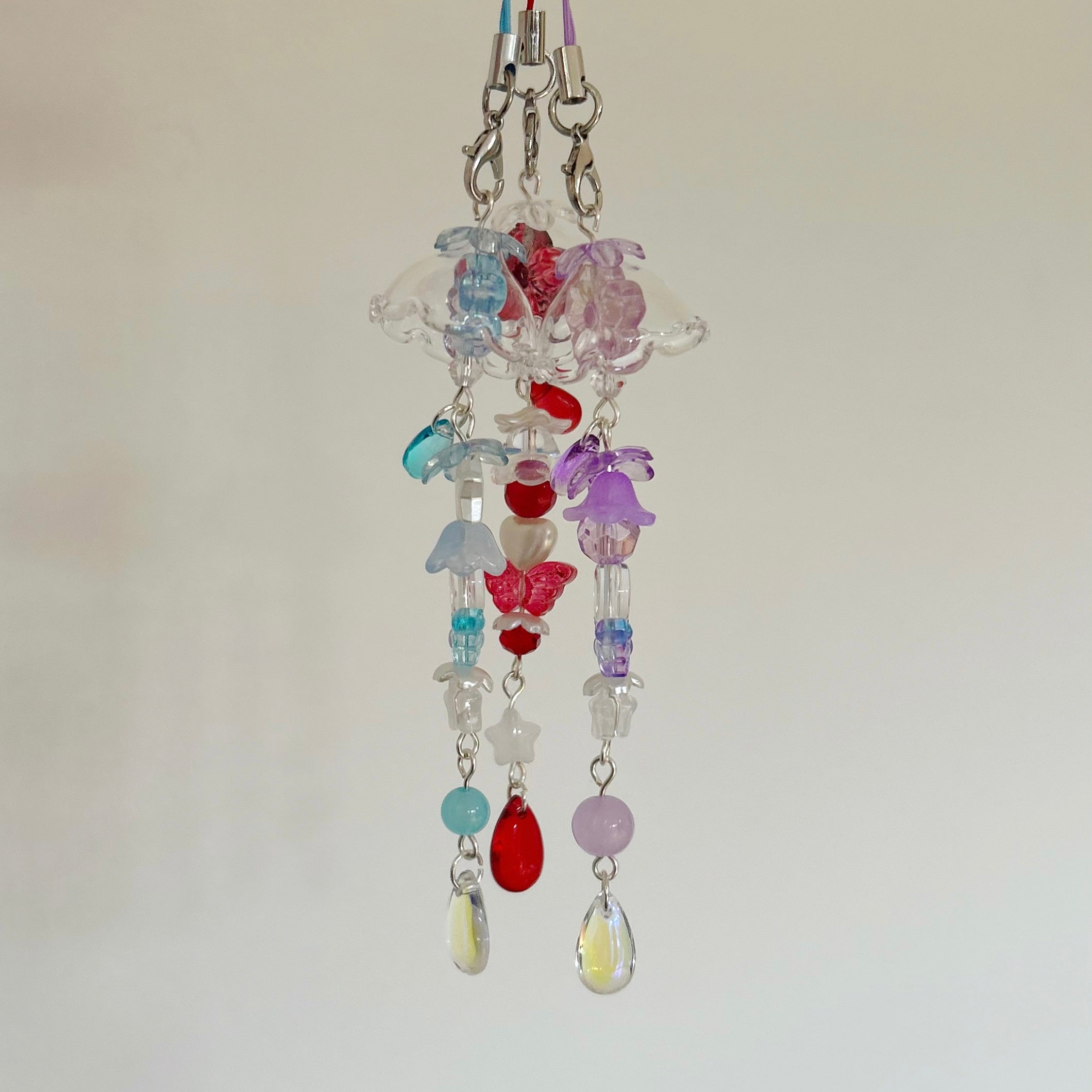 Crystals jellyfish charm