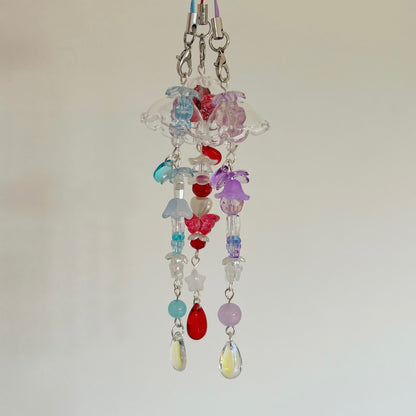 Crystals jellyfish charm