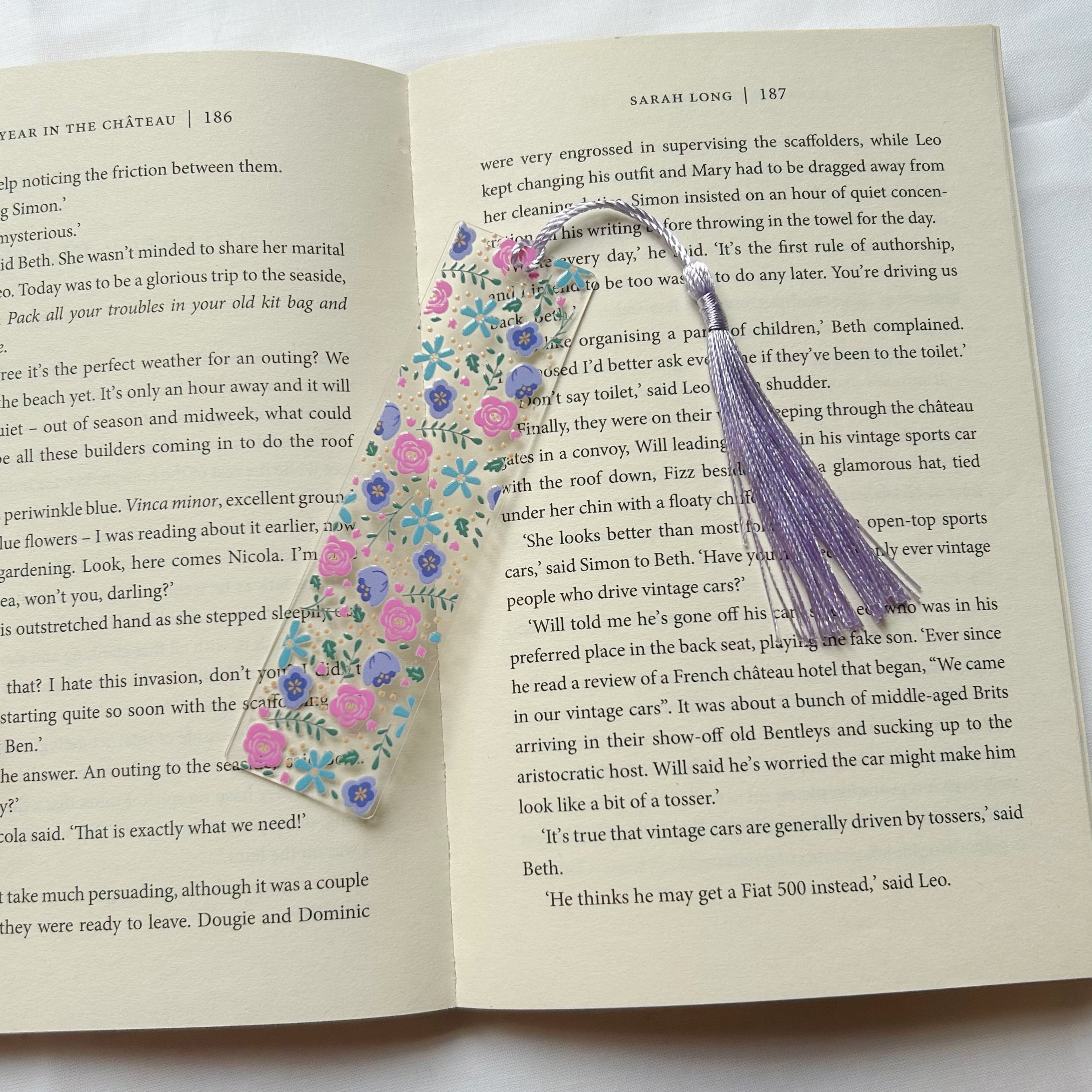 Acrylic book marks