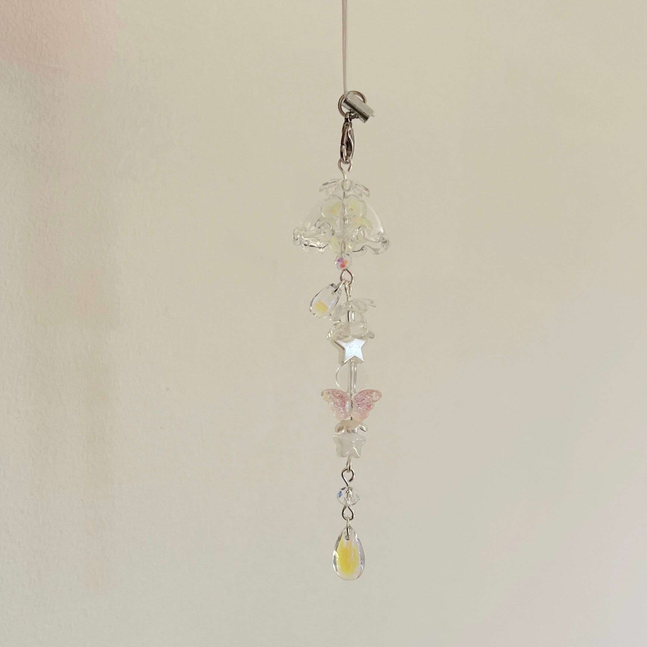 Crystals jellyfish charm