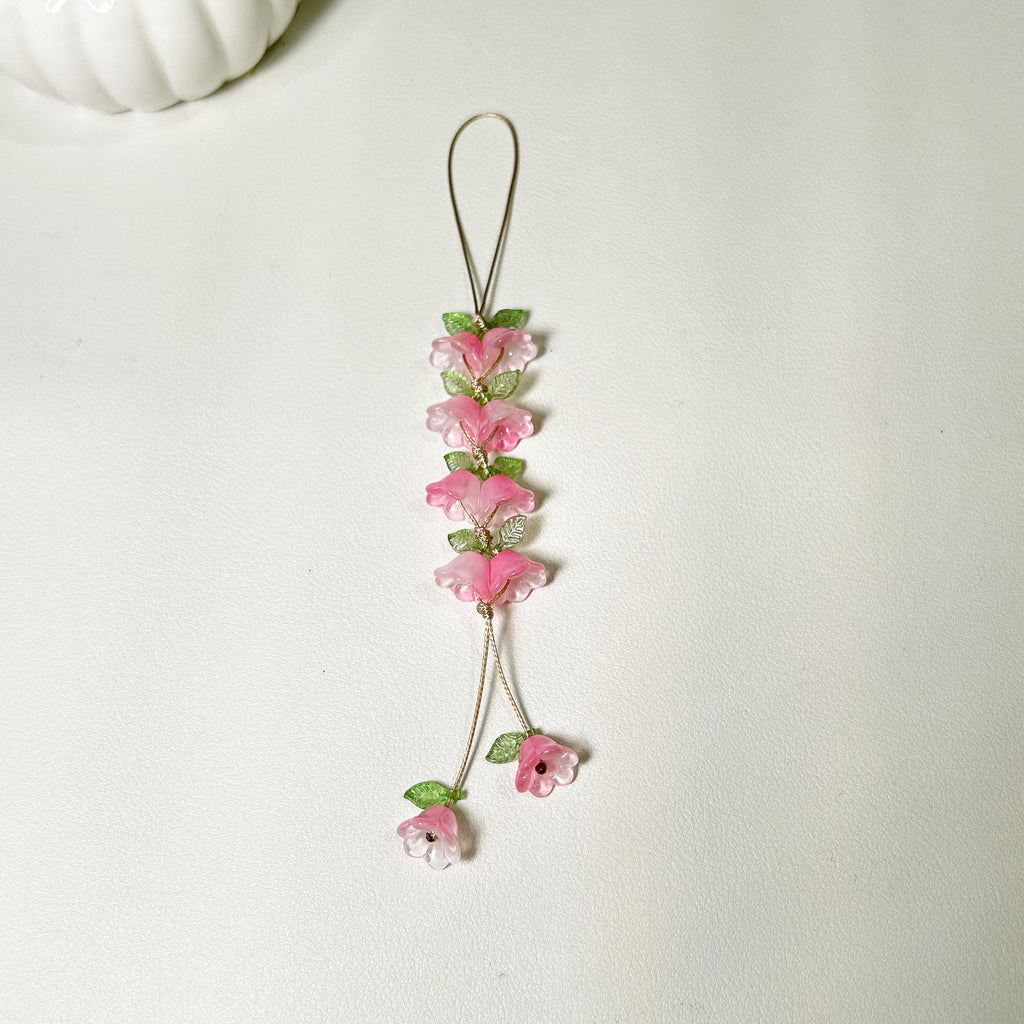Pink Rose Charm