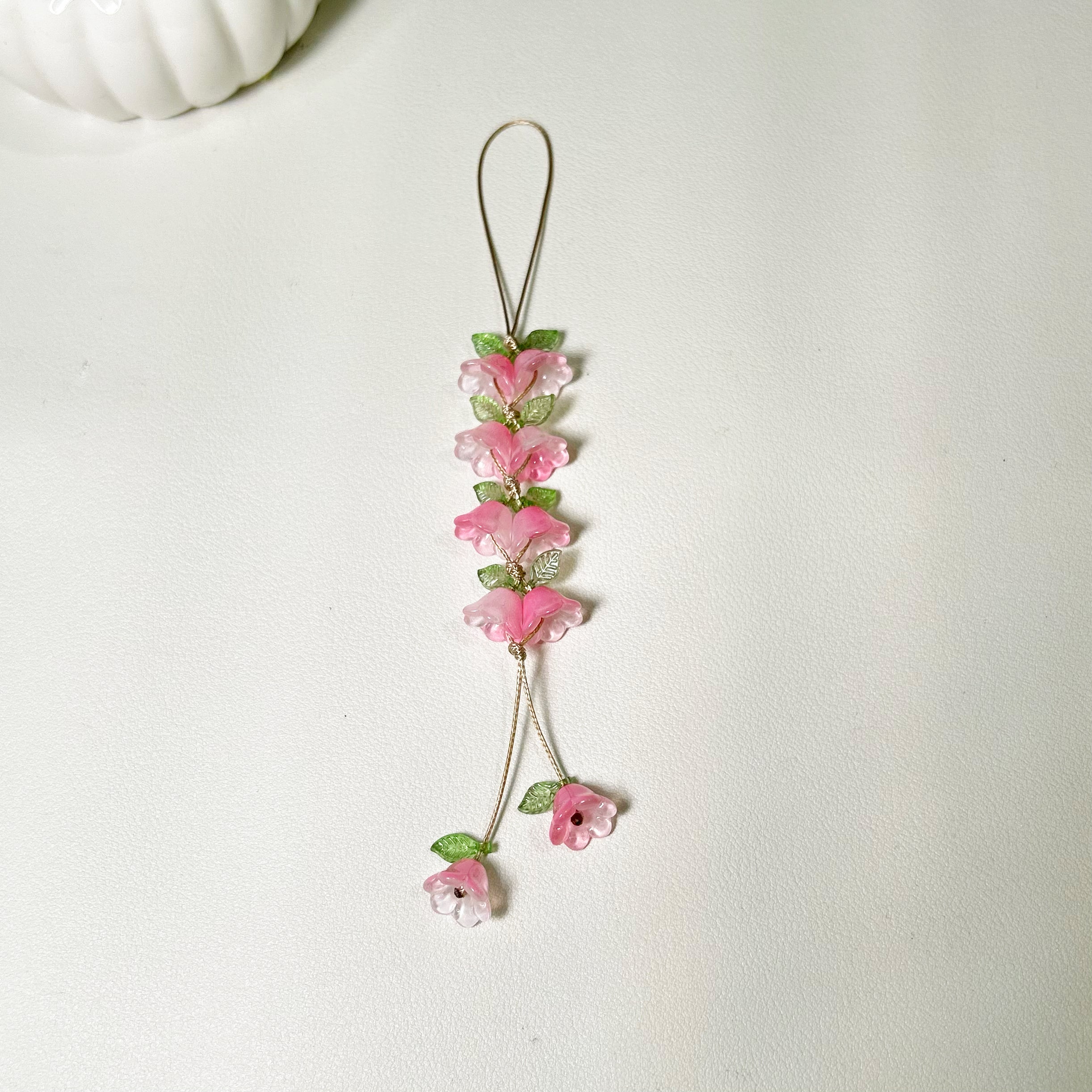 Pink Rose Charm