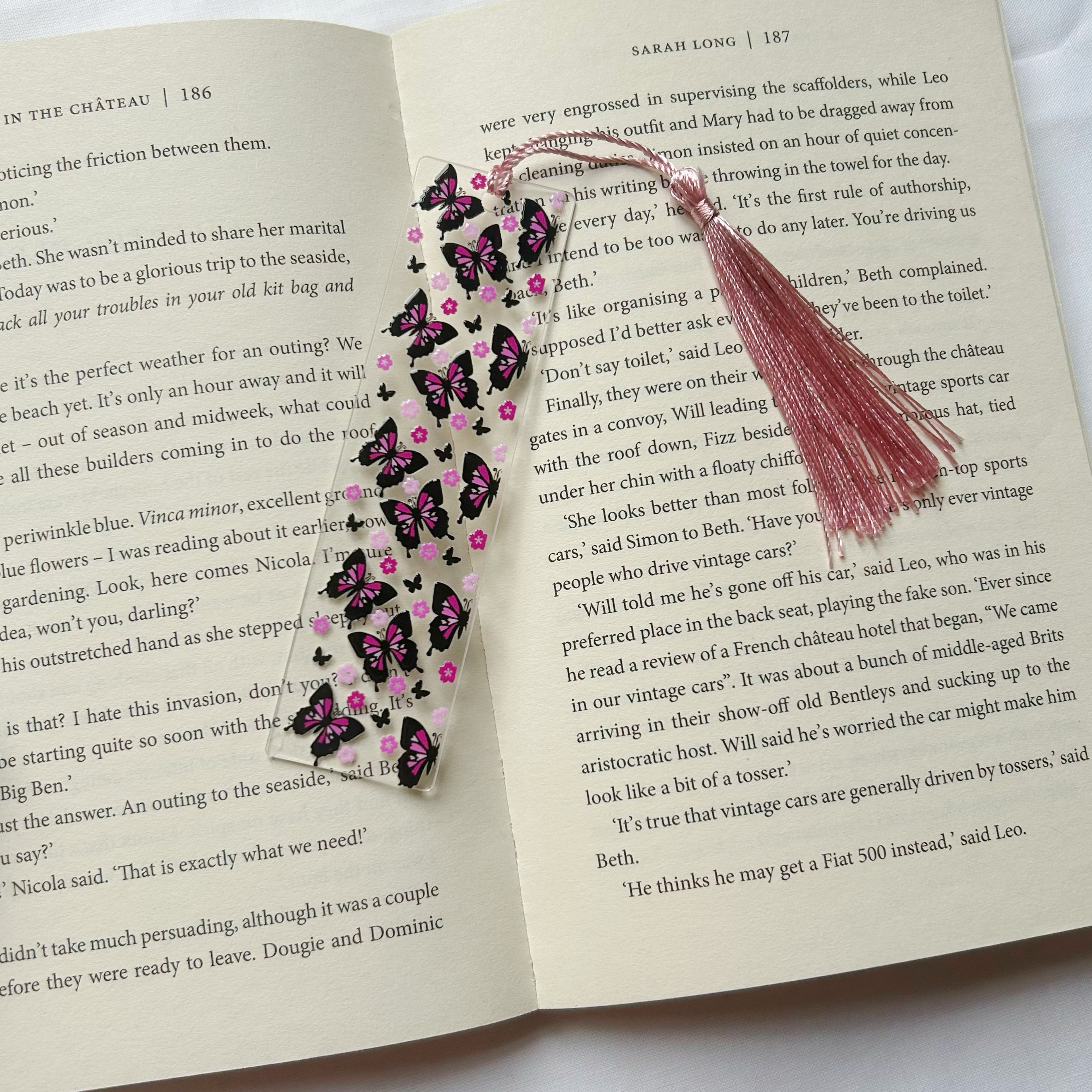 Acrylic book marks